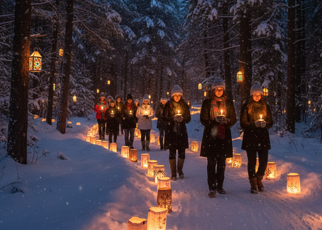 <p> Many nature centers across the United States host Winter Solstice celebrations. These events often include candle-making, luminary trails, storytelling, and seasonal activities that celebrate the longest night of the year and the return of longer days. Attending a local celebration is a unique way to enjoy the season with a sense of wonder and connection to nature. </p> :: Gemini