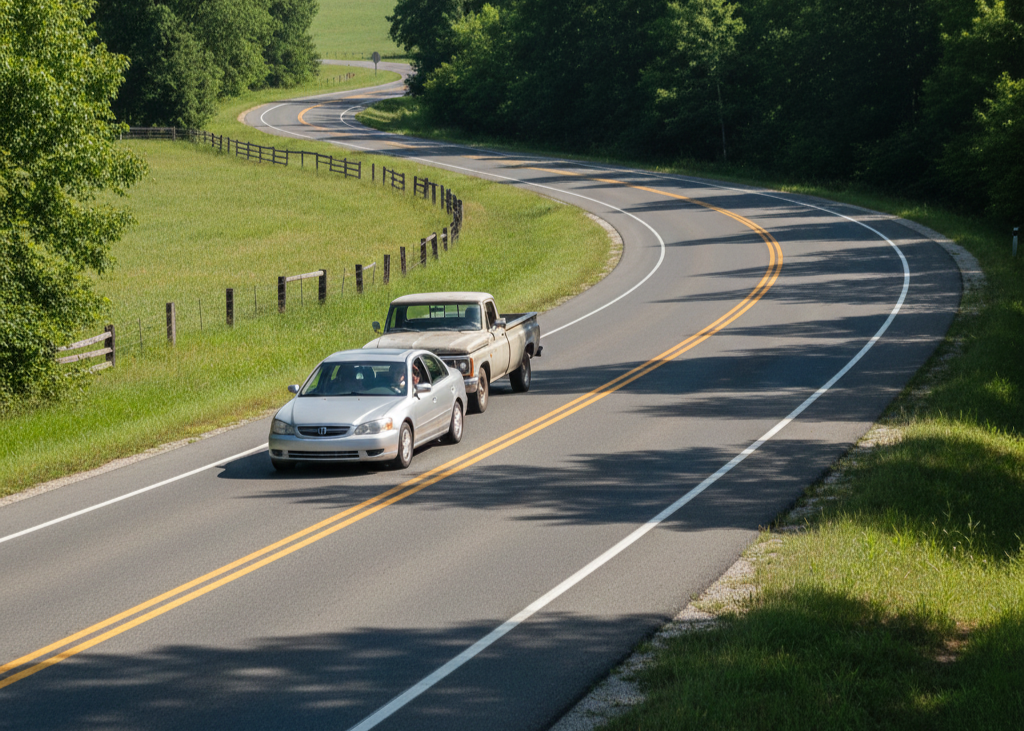 <p> Parents often relied on judgment rather than signage, teaching us that if the road looked empty, it was safe to pass slower vehicles. This advice worked in quieter times with less traffic.

Modern laws strictly regulate passing. Passing in no-passing zones, over double yellow lines, or in areas with limited visibility is illegal and extremely dangerous. Head-on collisions caused by improper passing are among the deadliest types of accidents.

Designated passing zones exist for a reason, and ignoring them can lead to severe legal consequences and life-threatening situations. </p> :: Gemini