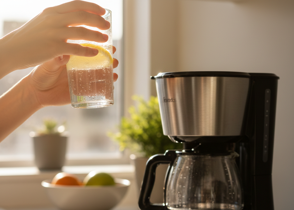 <p> Hydration comes before caffeine. People with common sense understand that after hours without fluids, the body needs water first. Drinking water first thing jumpstarts metabolism, helps with alertness, and replenishes fluids lost during sleep.

While many of us reach for coffee immediately, this small adjustment can dramatically improve energy and concentration throughout the morning. Even adding a slice of lemon can make the ritual refreshing and invigorating. </p> :: Gemini