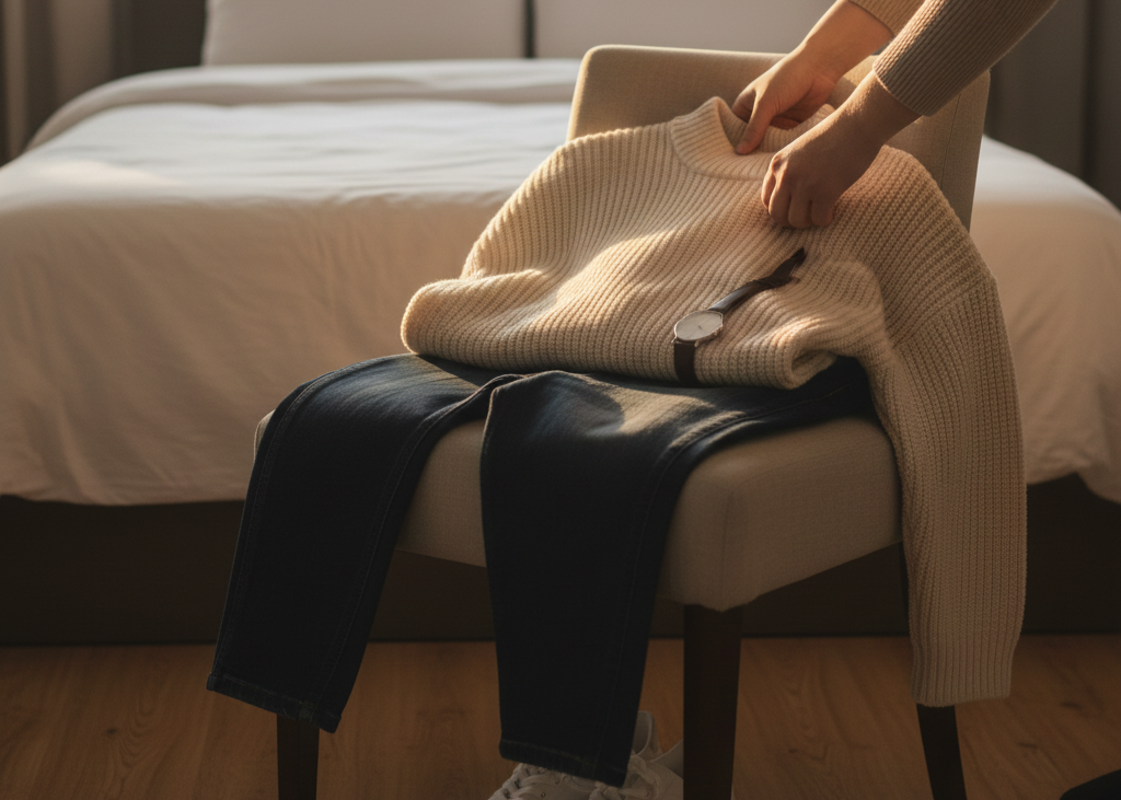 <p> Decision fatigue can ruin a morning. People with common sense eliminate stress by choosing their clothes the night before. This ensures they are prepared, comfortable, and dressed appropriately without wasting time in the morning.

Even a simple habit like this can streamline the start of the day, making it smoother and calmer. It is a practical adjustment that saves both time and energy while reducing stress-induced wardrobe dilemmas. </p> :: Gemini