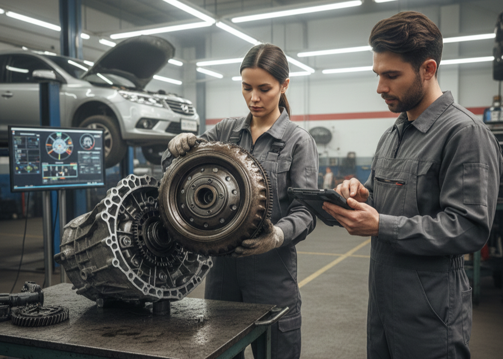 <p> For automatic vehicles, the torque converter is a crucial part of the transmission system. It transfers engine power to the transmission and allows the car to come to a stop without stalling. When the torque converter develops internal problems, it can create symptoms that mimic other transmission failures, such as slipping, shuddering, or overheating.

Even after a skilled mechanic repairs or replaces parts of the transmission, a faulty torque converter can cause recurring issues. Minor installation errors or alignment problems can have major consequences. Drivers often describe it as “the car feels fixed for a week, and then it’s jerking again.” This is why torque converter issues are often overlooked or misdiagnosed, even by experienced professionals. </p> :: Gemini