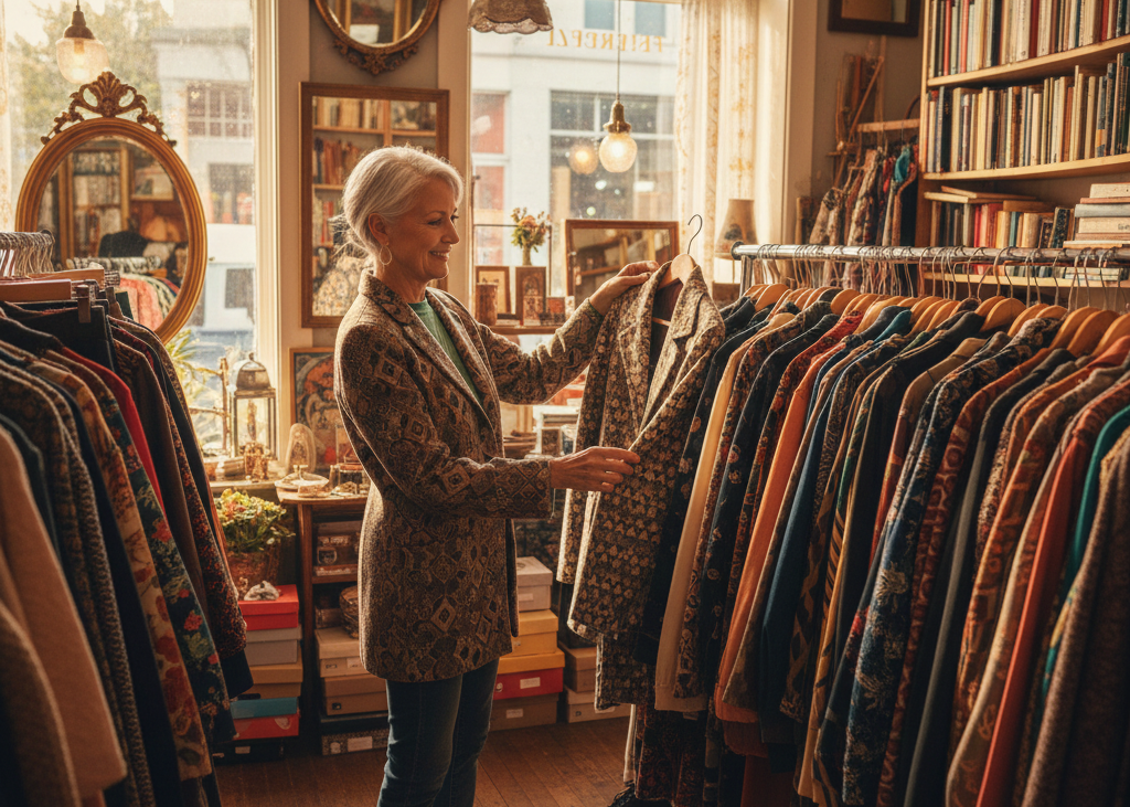 <p> Thrifting and vintage fashion have returned in style, combining sustainability with individuality. Boomers grew up making smart, practical choices when shopping, and today people of all ages are discovering the thrill of finding unique clothing pieces with history. Shopping second-hand is a creative, eco-friendly, and budget-conscious way to express personal style. Boomers are enjoying exploring thrift stores and vintage shops once more, discovering hidden treasures while staying connected to past traditions. </p> :: Gemini