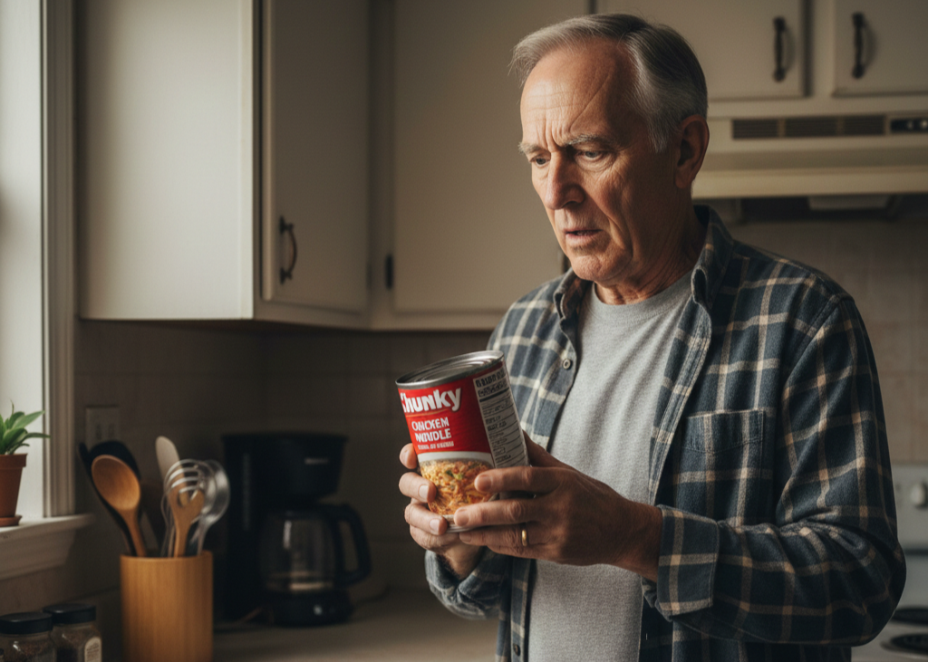 <p> Even soups that do not look unhealthy can be problematic. Standard canned chicken noodle, beef, or vegetable soups often contain shockingly high sodium levels. Many people assume the whole can is one serving, when labels list two or more servings per can. Eating the entire can can easily double your sodium intake for the day. Over time, this can worsen hypertension and increase the risk of heart complications, especially for seniors who are salt sensitive. </p> :: Gemini