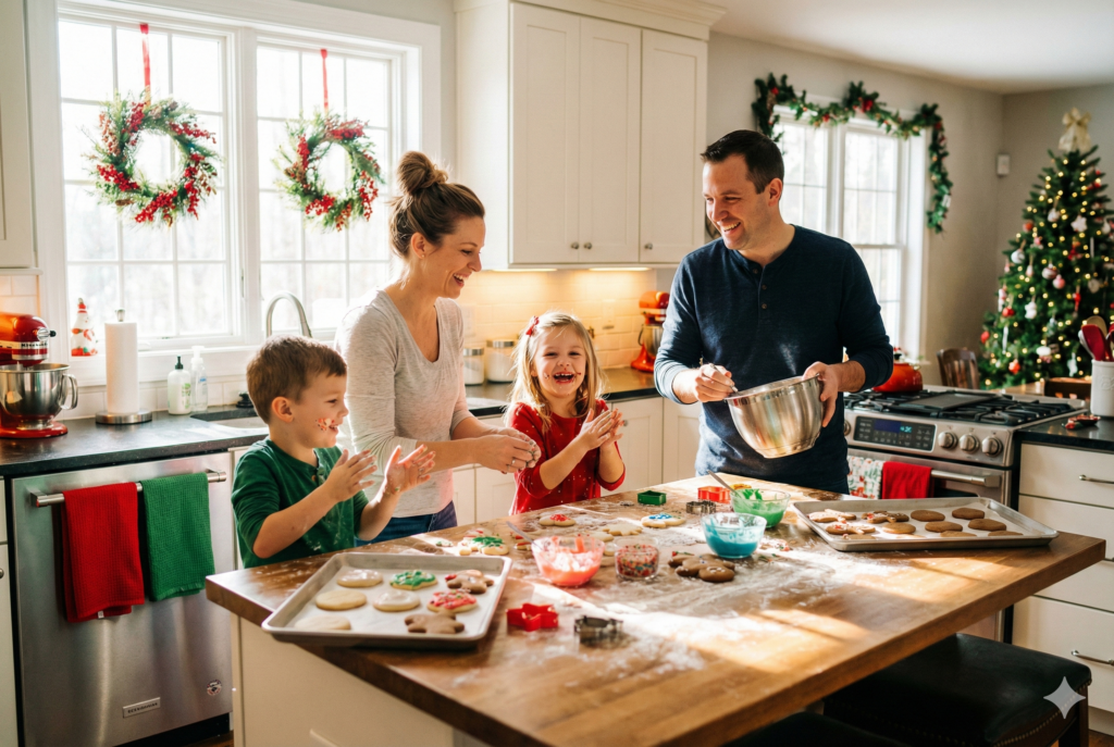 <p> There is something truly special about the aroma of fresh cookies filling the house. Holiday baking is not just about making treats; it is about creating memories as a family. Invite everyone into the kitchen to bake sugar cookies, gingerbread men, or festive cupcakes. Let the kids help mix, decorate, and even taste test along the way. To add some extra fun, turn it into a friendly competition or create a theme for your baked goods. Baking together is a perfect mix of creativity, laughter, and, of course, delicious results that everyone can enjoy or share with neighbors and friends. </p> :: Gemini