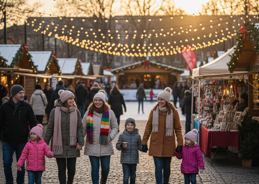 6. Visit a Local Event or Festival <p> Many towns and cities host seasonal events during the holidays, offering opportunities for families to enjoy experiences they might not normally have. From craft fairs and ice-skating rinks to local theater productions and visits with Santa, there is something for every interest. Participating in community events not only provides entertainment but also helps children feel connected to their local community. Plus, it gives parents a break from planning activities entirely at home. </p> :: Gemini