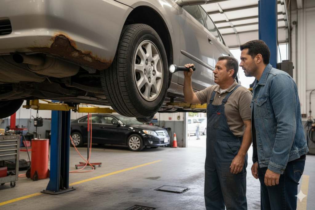 <p> A car may look perfect on the outside, but cosmetic fixes can hide serious issues underneath. Scammers repair the bodywork to make a car appear undamaged, but hidden structural problems or water damage remain. These issues can be expensive to fix and dangerous if not caught in time.

Look for mismatched paint, panel gaps, water stains, or unusual odors. Involve a mechanic if possible, and take your time to inspect the car thoroughly. Catching these hidden problems early can save you both money and stress. </p> :: Gemini