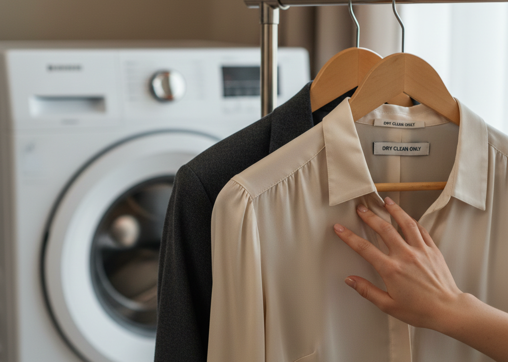 <p> Your favorite suit jacket, silk blouse, or evening dress might have a “Dry Clean Only” label, and ignoring it can be disastrous. Machine washing can cause shrinkage, color fading, and structural damage. Respect the care label and protect your investment by taking these items to a professional cleaner. </p> :: Gemini