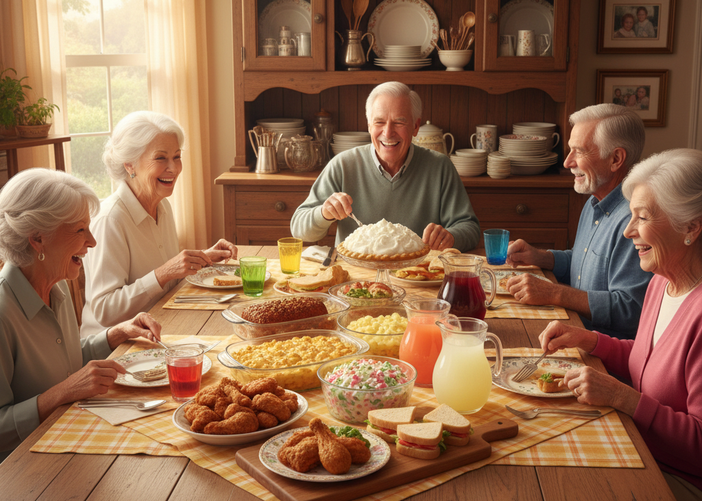 <p> The foods on this list are beloved for a reason. They bring comfort, nostalgia, and joy. Food is one of life’s greatest pleasures, and growing older does not mean giving up what you love. However, as our bodies age, nutritional needs change, and it becomes increasingly important to make mindful choices. Enjoying these foods does not have to come with guilt. Simple changes, like swapping ingredients, moderating portions, and incorporating more fresh fruits and vegetables, can help you maintain both pleasure and health. Even small adjustments can add up over time, keeping the nostalgia alive while supporting long-term wellness. Remember, aging gracefully is about balance. You can still savor the foods that bring back memories while nurturing your body. By making smarter choices and enjoying these classics mindfully, boomers can continue to enjoy comfort, flavor, and satisfaction at the table for many years to come. </p> :: Gemini