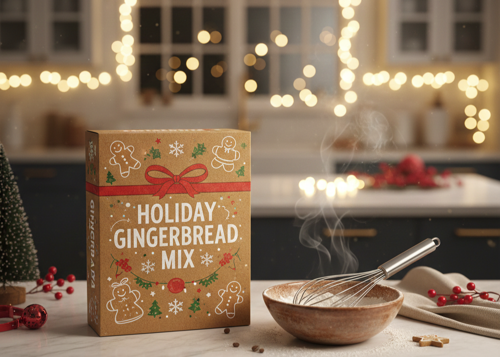 <p> Baking mixes, such as cookies, brownies, or gingerbread, make fun and easy gifts. They are affordable, usually under $15, and offer a way to create delicious treats at home. Pairing a mix with a simple utensil or small spatula can turn it into a mini gift bundle. This is perfect for families, friends, or anyone who enjoys baking during the holidays. </p> :: Gemini