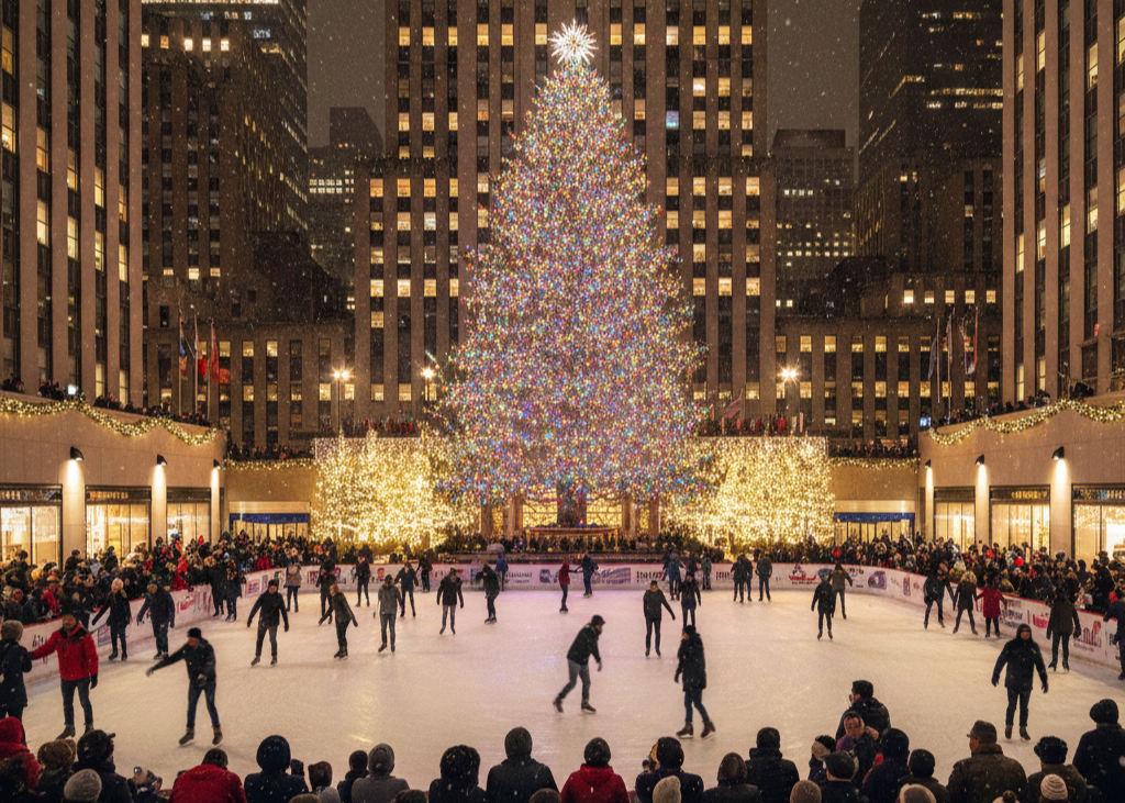 Where does the rockefeller christmas tree come from