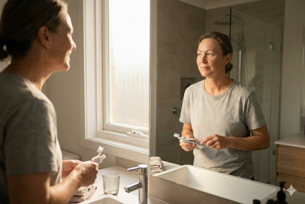 <p> Many people think brushing right after acidic foods or drinks is a good idea, but it can actually harm teeth. Acidic substances like citrus, soda, wine, and tomatoes temporarily soften enamel, making it more susceptible to wear if brushed immediately.

Waiting thirty minutes after consuming acidic foods allows saliva to neutralize the acids and enamel to harden. This small adjustment prevents unnecessary enamel erosion while maintaining the benefits of a clean mouth. By simply timing your brushing around meals and acidic drinks, you can protect your teeth from long-term damage. </p> :: Gemini