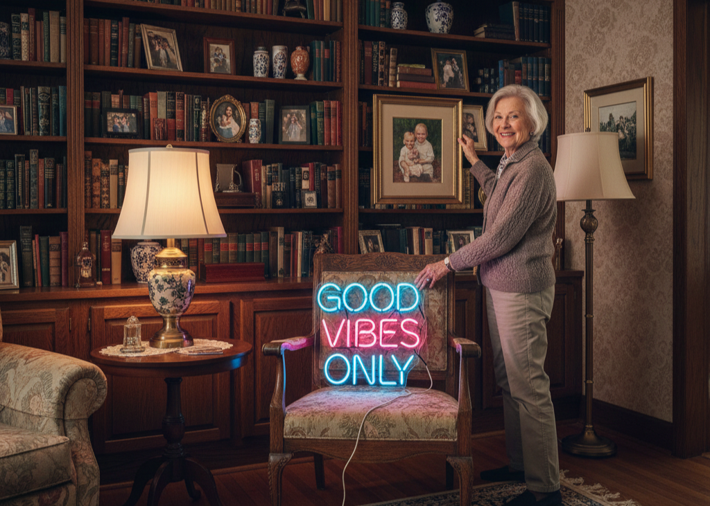 <p> Bold wallpaper, neon signs, and “Instagram-worthy” décor are rarely part of a Boomer home. Boomers decorate with longevity in mind, choosing items that are both functional and meaningful. Rather than chasing trends, their homes are curated for comfort and personal significance.

Every piece in a Boomer home has a reason for being there — whether it is a family heirloom, a favorite piece of art, or a practical item used daily. Style is secondary to warmth, utility, and memories. </p> :: Gemini