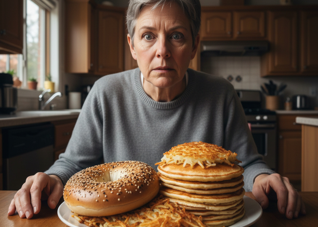 <p> Sometimes the problem is not the food itself but the portion size. A giant bagel the size of your face, three pancakes smothered in syrup, or a heaping plate of hash browns can easily overwhelm your digestive system and leave you sluggish. When a breakfast is mostly refined carbs and heavy fats, it may feel comforting in the moment but rarely keeps you energized for long.

Balanced portions matter. Your body thrives when you combine protein, fiber, healthy fats, and whole grain carbohydrates. A huge plate of refined, heavy foods simply does not deliver that balance.  </p> :: Gemini