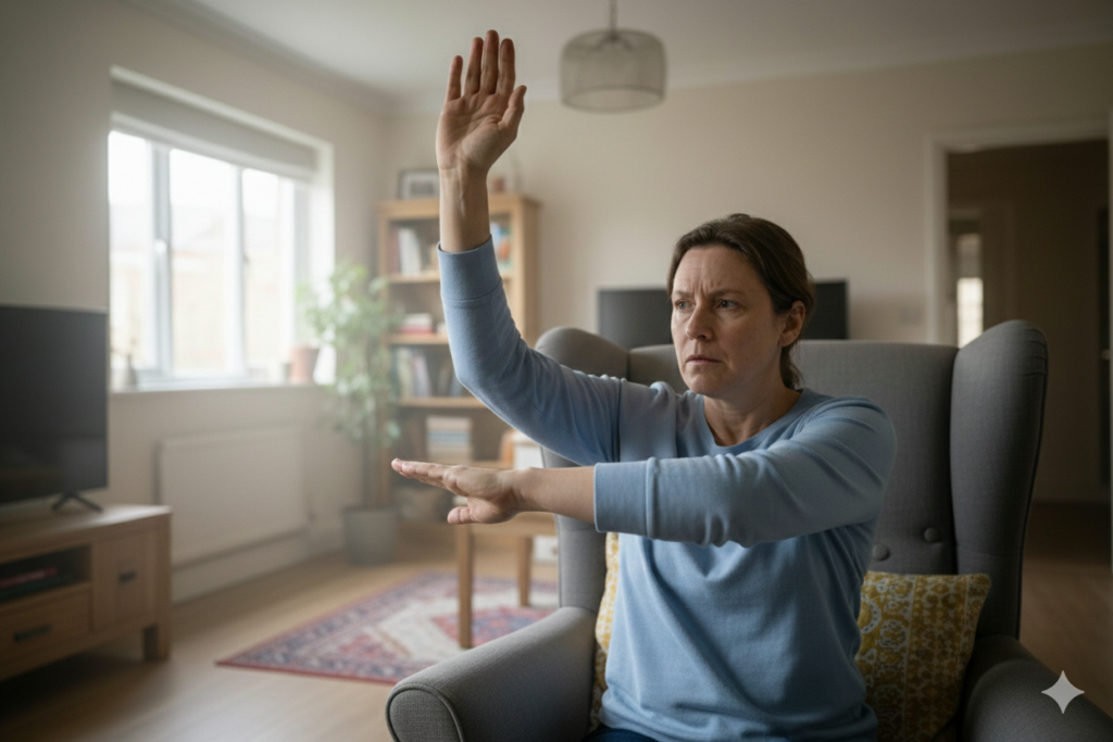 2. Weakness or Numbness in One Arm <p> Another major red flag is sudden weakness or numbness in one arm. A quick way to check is to ask the person to raise both arms at the same time. If one arm drifts downward, feels heavy, or cannot be lifted at all, that is a strong warning sign. This symptom can appear out of nowhere and may feel like pins and needles or complete loss of strength. Even if the arm weakness improves after a few minutes, it should never be ignored. Temporary symptoms can still signal a serious stroke risk. </p> :: Gemini