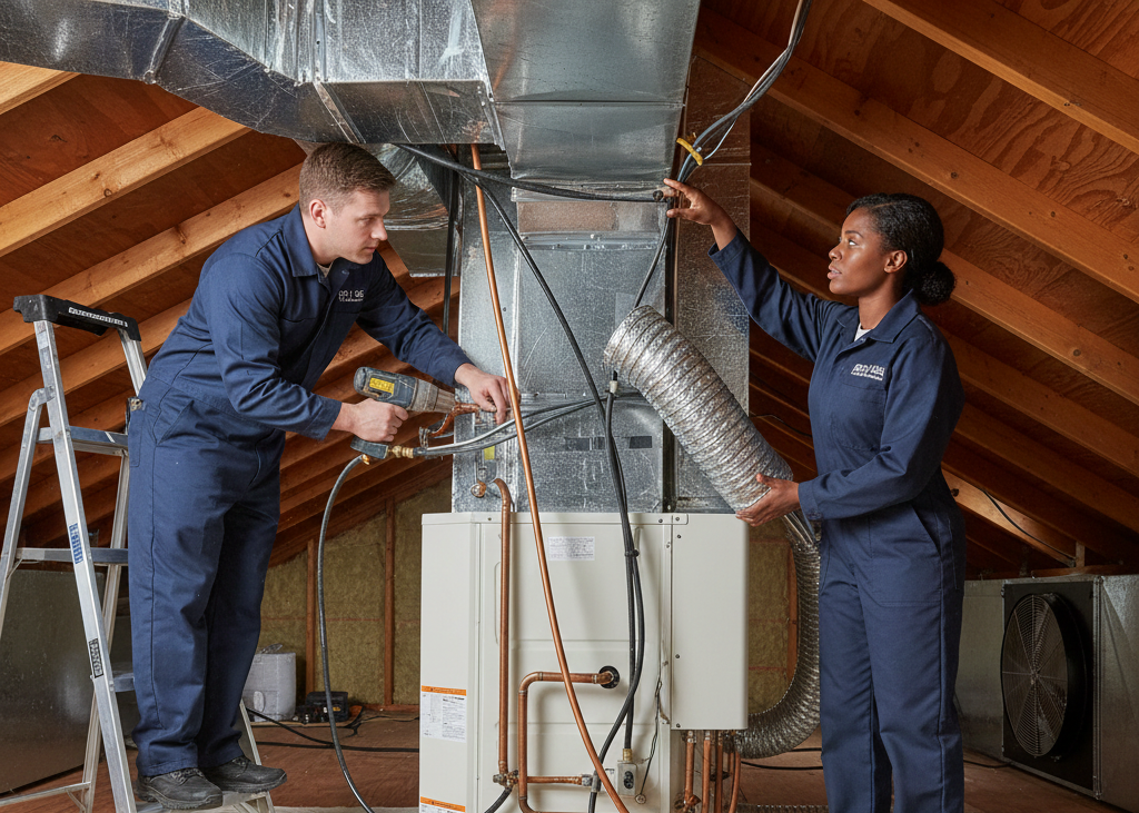 <p> Heating, cooling, and refrigeration systems are essential in homes, offices, and commercial spaces. Even during economic slowdowns, people need warm houses in winter, cool environments in summer, and functional refrigeration for food and medicine. HVAC technicians, who install, maintain, and repair these systems, are therefore always in demand. You can enter this field through trade schools, certificate programs, or apprenticeships, often taking less than two years to become job-ready. A strong grasp of mechanical systems, problem-solving skills, and attention to detail will take you far. Experienced technicians often command salaries well above the national average, and many have the opportunity to start their own businesses. For anyone who enjoys practical work and wants a career with consistent demand, HVAC offers a smart, hands-on choice. </p> :: Gemini