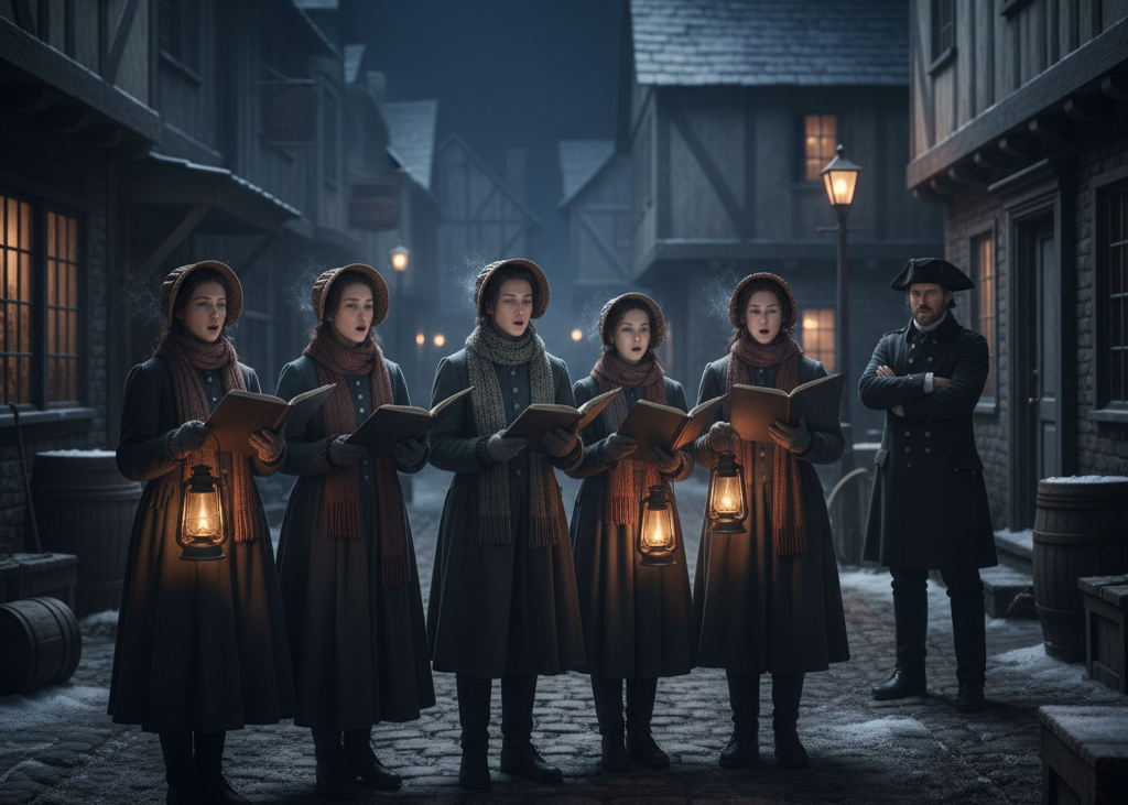 <p> Today, caroling feels like one of the gentlest holiday traditions, but it was not always welcomed. In early America and England, public caroling was often associated with drunken crowds, noise, and disorder. Groups singing in the streets late at night were seen as disruptive, and authorities sometimes discouraged or restricted the practice. In certain towns, carolers needed permission to sing publicly. Over time, caroling shifted toward organized church groups and community events, helping it shed its rowdy reputation and become the wholesome tradition we recognize today. </p> :: Gemini