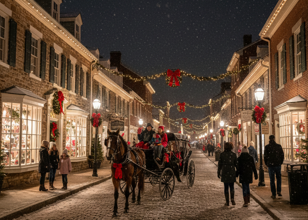 <p> Bethlehem, Pennsylvania, earns its nickname every December. With its rich Moravian history, festive light displays, and charming holiday markets, the town creates an old-world Christmas experience. Walking through Bethlehem feels like stepping into a storybook filled with twinkling lights, seasonal music, and a sense of tradition that makes the holidays feel extra special. </p> :: Gemini