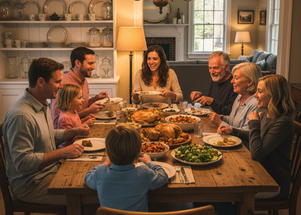 <p> Family dinners were once a cornerstone of daily life. Boomers remember gathering around the table to share home-cooked meals, laugh, tell stories, and sometimes debate over current events. These dinners offered a daily rhythm, reinforcing family bonds while teaching children about conversation, manners, and listening.

In today’s fast-paced world, screens and busy schedules often replace family meals. Bringing back family dinners, even a few nights a week, strengthens relationships and creates memorable experiences. Sharing food is also an opportunity to connect across generations, pass down family recipes, and make time to truly engage with each other. </p> :: Gemini