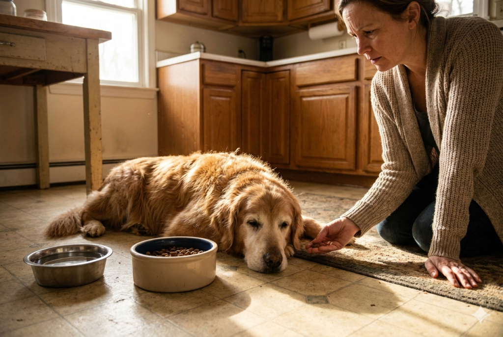 <p> One of the most noticeable changes in a dog nearing the end of life is a reduced interest in eating or drinking. Even their favorite treats or meals may no longer spark excitement. This is often a natural response as the body begins to slow down and organs begin to function less efficiently.

At this stage, it is more important to focus on comfort than nutrition. Offering soft foods, warm broth, or small, easy-to-eat meals can help. It is also crucial not to force them to eat. Your presence, gentle attention, and understanding are far more valuable than insisting on food. </p> :: Gemini