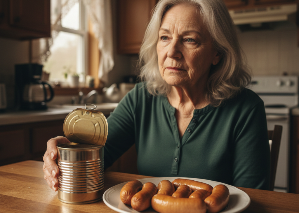<p> Canned sausages and hot dog-style foods are highly processed and packed with sodium, saturated fat, and preservatives. These products are especially tough on aging hearts and arteries. While they may remind some seniors of childhood meals or camping trips, they are best treated as rare indulgences rather than pantry staples. </p>  