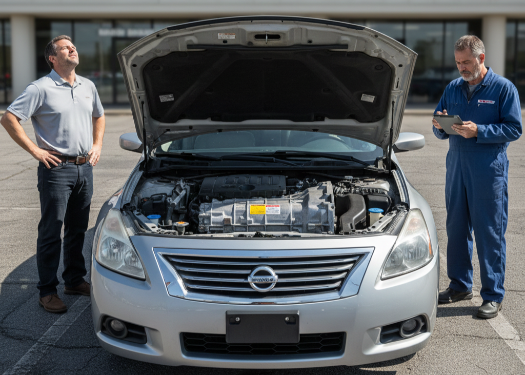 <p> Many older Nissan models feature continuously variable transmissions (CVTs), which are prone to premature failure. CVTs can be smooth and efficient when they work, but repair or replacement costs are extremely high—sometimes exceeding the value of the vehicle itself.

Owners often experience transmission slipping, unusual noises, and sudden failure. Even with regular maintenance, the lifespan of some CVTs is shorter than expected. For anyone considering an older Nissan, the transmission history should be a top priority before buying. </p> :: Gemini