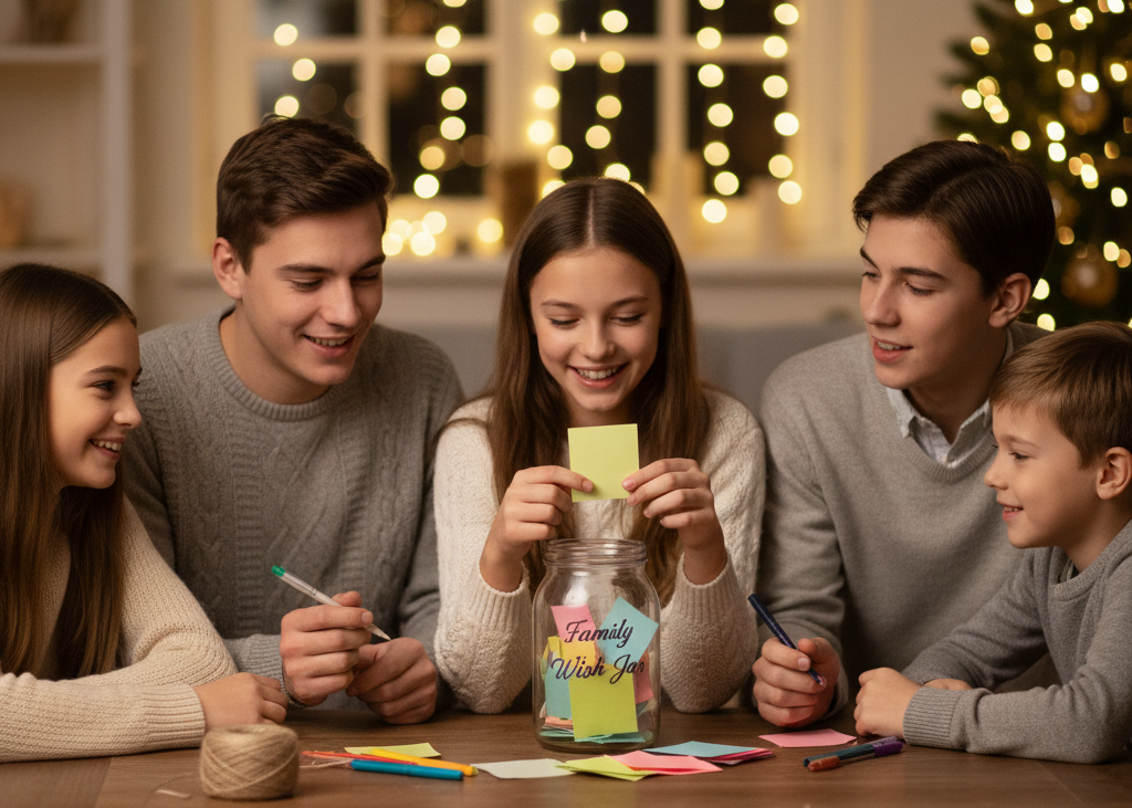 <p> The end of the year is a natural time for reflection. Gather as a family to share favorite moments, accomplishments, and funny experiences from the past year. You can also create a “family wish jar” where everyone writes down hopes and goals for the upcoming year. This activity not only fosters gratitude and mindfulness but also helps the family focus on meaningful connections rather than material gifts. It is a calming and heartfelt way to end the holiday season while building anticipation for the year ahead. </p> :: Gemini