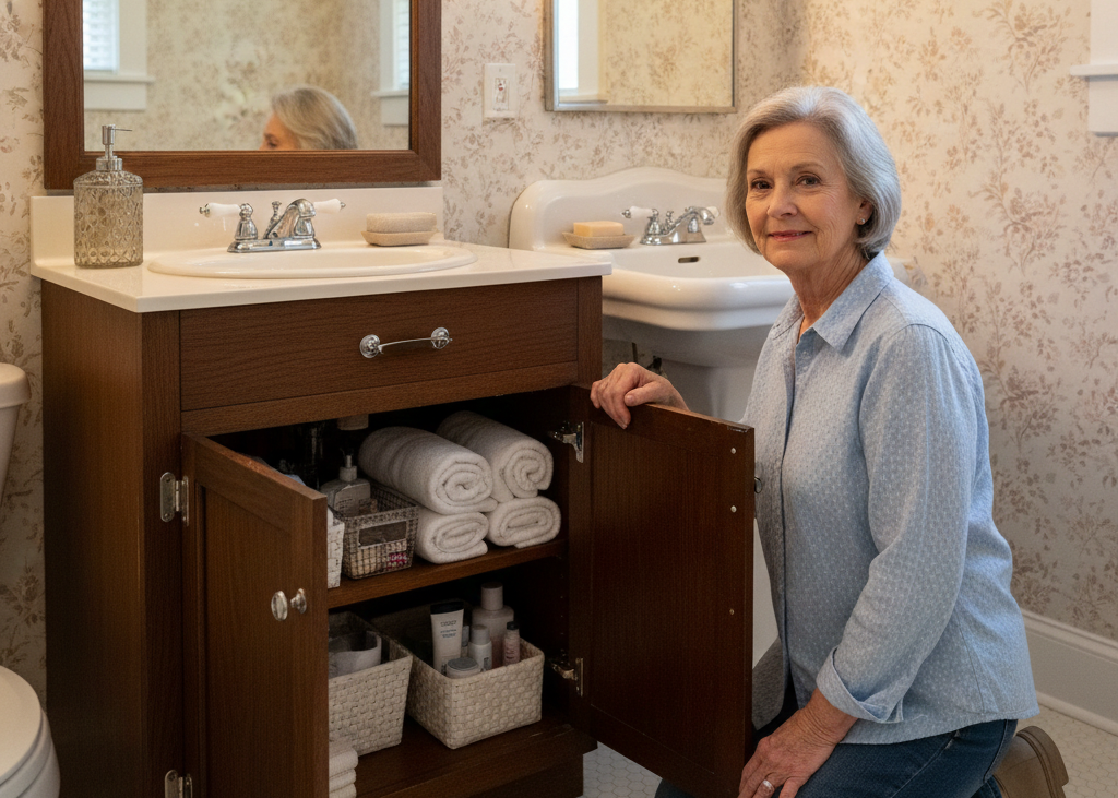 <p> Pedestal sinks can be stylish, offering a minimalist look that opens up bathroom floor space. However, they lack storage, which is crucial in a Boomer’s bathroom. Built-in vanities with drawers and cabinets are far more practical for keeping toiletries, towels, and personal care items organized and within reach.

A Boomer home values usability, especially in spaces that are used daily. A bathroom is not just a place for appearances; it is a functional space where convenience and storage make everyday life smoother. The loss of storage for the sake of style is rarely worth it in their eyes. </p> :: Gemini