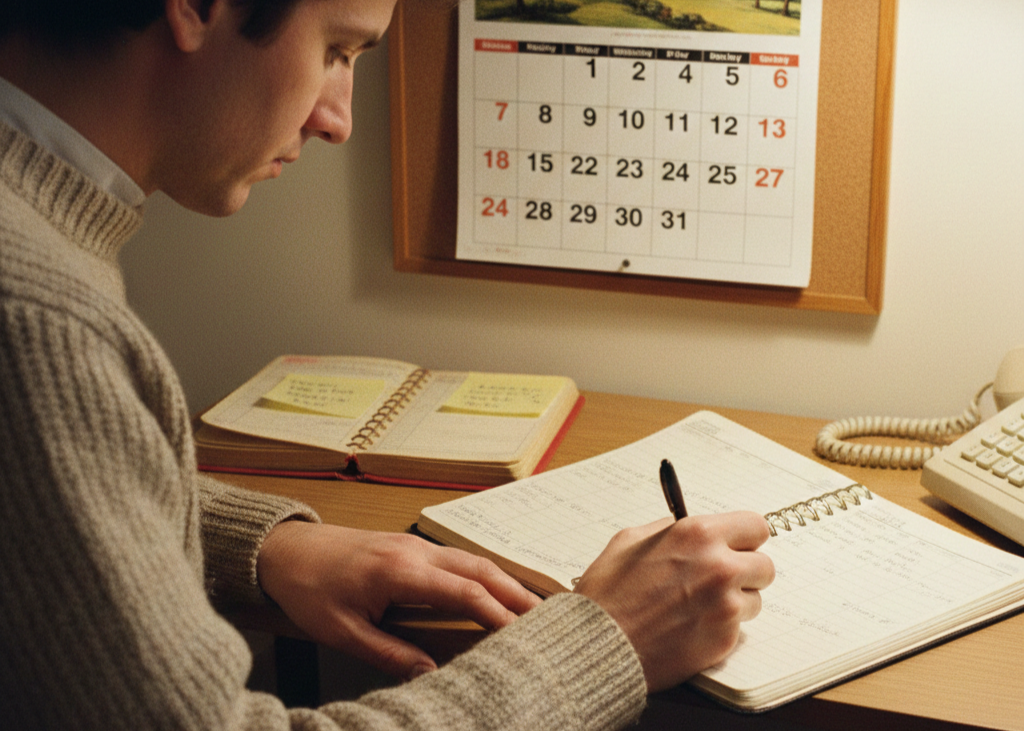 1. Writing Things Down Instead of Relying on Technology <p> In the 1980s, if something mattered, you wrote it down. Appointments lived on wall calendars. Phone numbers were memorized or kept in a little address book. Bills were tracked by hand, and letters were written with actual pens. This habit forced focus and intention. Writing things down made you slow down and think, which helped with memory and accountability.
Today, returning to this practice can still be powerful. Journaling, handwritten to-do lists, or even writing notes to loved ones creates a sense of clarity that digital tools often lack. For many baby boomers, picking up a pen again can feel grounding and satisfying, reminding us that not everything needs to be automated to be effective. </p> :: Gemini