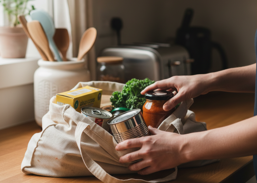 <p> Reused bags, boxes, jars, and cans pass through multiple hands before reaching your kitchen. Reusable grocery bags in particular can carry bacteria if they are not washed regularly. Washing your hands after unpacking groceries ensures that any germs picked up along the supply chain do not end up on your food or surfaces at home. It is a small act that protects both you and your family. </p> :: Gemini