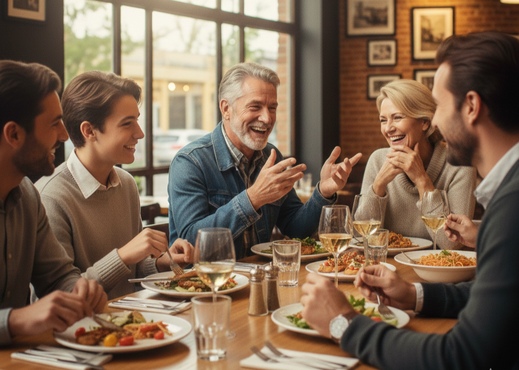 <p> Dining out with boomers is like being part of a living history lesson filled with humor, wisdom, and occasional nostalgia. Their phrases reveal a mix of practicality, tradition, and genuine enjoyment of life’s simple pleasures. From requesting sauces on the side to reminiscing about prices from decades ago, each comment offers a glimpse into their values and experiences.

What makes these dining habits special is that they are not just about the food. They are about respect for others, appreciation for quality, and the joy of shared moments. The way boomers interact in restaurants reflects lessons in manners, resourcefulness, and mindfulness that younger generations can appreciate and sometimes even adopt.

The next time you hear a boomer ask if the chef is in or request separate checks, remember that these seemingly small phrases carry decades of wisdom and tradition. They make meals more than just sustenance — they turn dining into a meaningful and enjoyable experience.

So, whether you are sharing a table with a boomer or observing from afar, enjoy the laughter, nod along to their stories, and recognize that their words are part of a rich, flavorful tapestry that brings people together over food. Restaurants are more than places to eat; they are stages where generations show how tradition and modern life meet in the most delicious way possible. </p> :: Gemini