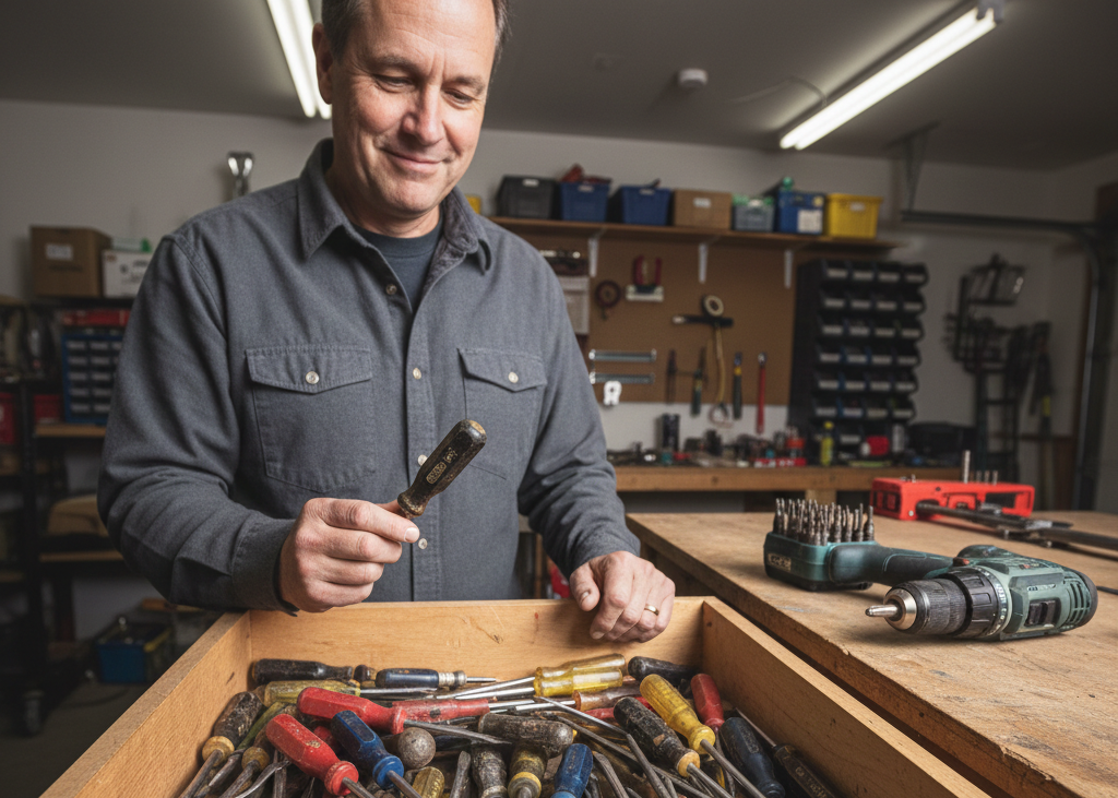 7. Manual Screwdrivers <p> Manual screwdrivers might seem timeless, but they are increasingly replaced by cordless drills with interchangeable bits. Modern drills can handle screws of almost any size or type in seconds, while a full set of manual screwdrivers can take up an entire drawer and still be less convenient. This does not mean that hand screwdrivers are entirely useless. They are ideal for delicate work, tight spaces, or electronics. Still, most people rarely use them anymore, preferring the speed and versatility of a drill. A few hand screwdrivers in the toolbox are worth keeping, but large sets of every size often go unused for years. </p> :: Gemini