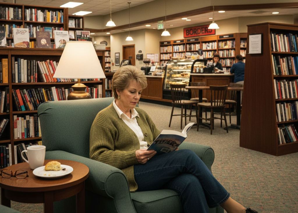 <p> Borders was more than a bookstore; it was a community hub for readers. Its expansive shelves and quiet corners invited leisurely browsing, while the in-store cafes provided a space to linger over a cup of coffee with a good book. Baby boomers recall spending hours lost among novels and magazines, discovering new authors, and soaking up knowledge. Borders could not adapt quickly enough to the rise of e-books and online retail, leading to its closure in 2011. Still, the memory of wandering through those book-lined aisles brings a comforting sense of nostalgia. </p> :: Gemini