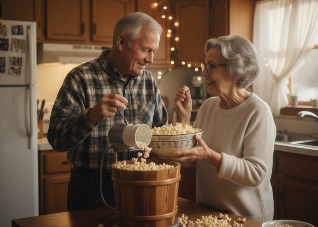 <p> Before microwave popcorn, the popcorn maker brought families together for movie nights at home. Having one signals that you value fun and shared experiences in the kitchen as much as cooking itself. It reflects a sense of nostalgia and the joy of simple pleasures, from buttery snacks to laughter-filled evenings. </p> :: Gemini