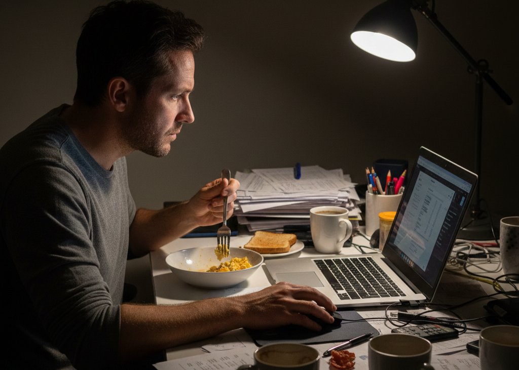 <p> Many people are guilty of eating breakfast while walking to the bus stop, scrolling through their phones, or sitting at a cluttered desk. Eating on the run may feel efficient, but it comes with consequences. Eating too quickly prevents your body from registering fullness, which can lead to overeating. It can also interfere with digestion, causing bloating or discomfort. Mindless eating may make breakfast feel like a chore rather than a nourishing start to the day.

Fix it: Slow down and give yourself time to enjoy your meal. Even five minutes of sitting and focusing on your food can improve digestion, satisfaction, and overall meal quality. Chew slowly, take a few deep breaths, and notice the flavors and textures. You may find that eating mindfully reduces cravings and keeps you energized longer. </p> :: Gemini