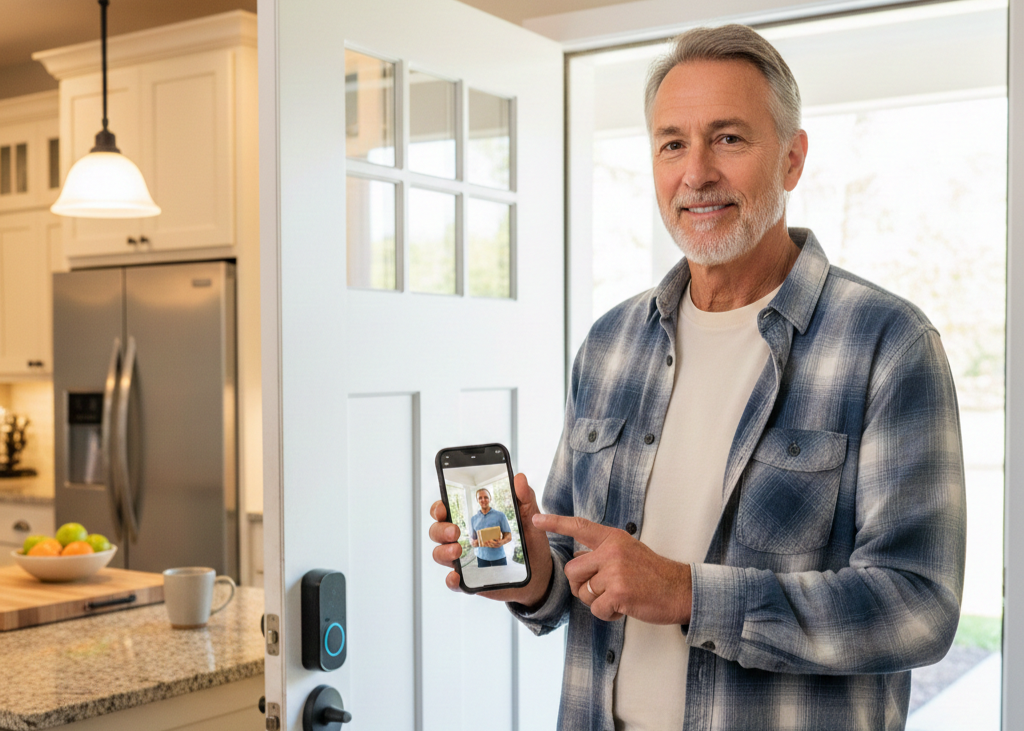 <p> Security starts at your front door. Smart locks allow you to control who enters your home, whether you are at home or miles away. You can create temporary access codes for visitors, caregivers, or maintenance workers, eliminating the need for physical keys. Paired with a video doorbell, you can see, hear, and speak to anyone at your door from your phone, tablet, or smart assistant. These features provide peace of mind and help prevent unwanted surprises. For example, you no longer have to worry about missing a delivery or wondering who knocked while you were in another room. </p> :: Gemini