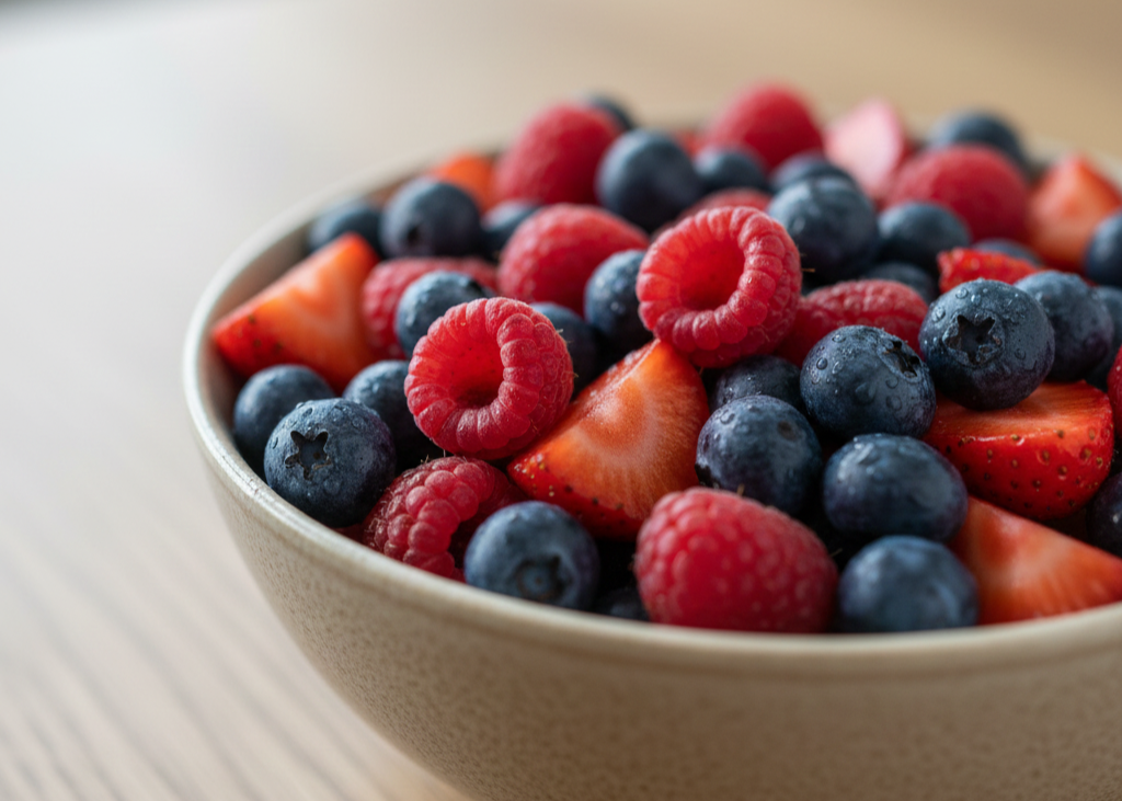 <p> Berries such as blueberries, raspberries, strawberries, and blackberries are some of the most powerful gut-friendly foods you can eat. They are rich in fiber and polyphenols, plant compounds that selectively feed beneficial gut bacteria while helping reduce inflammation throughout the body. Unlike refined sugars, the natural sugars in berries are paired with fiber, which slows digestion and supports microbial balance.

Berries also help increase the production of short-chain fatty acids in the gut, compounds linked to improved digestion, better immune function, and reduced risk of chronic disease. Eating berries daily does not require complicated recipes. Add them to oatmeal, yogurt, smoothies, or salads, or enjoy a small bowl as a naturally sweet snack. </p> :: Gemini