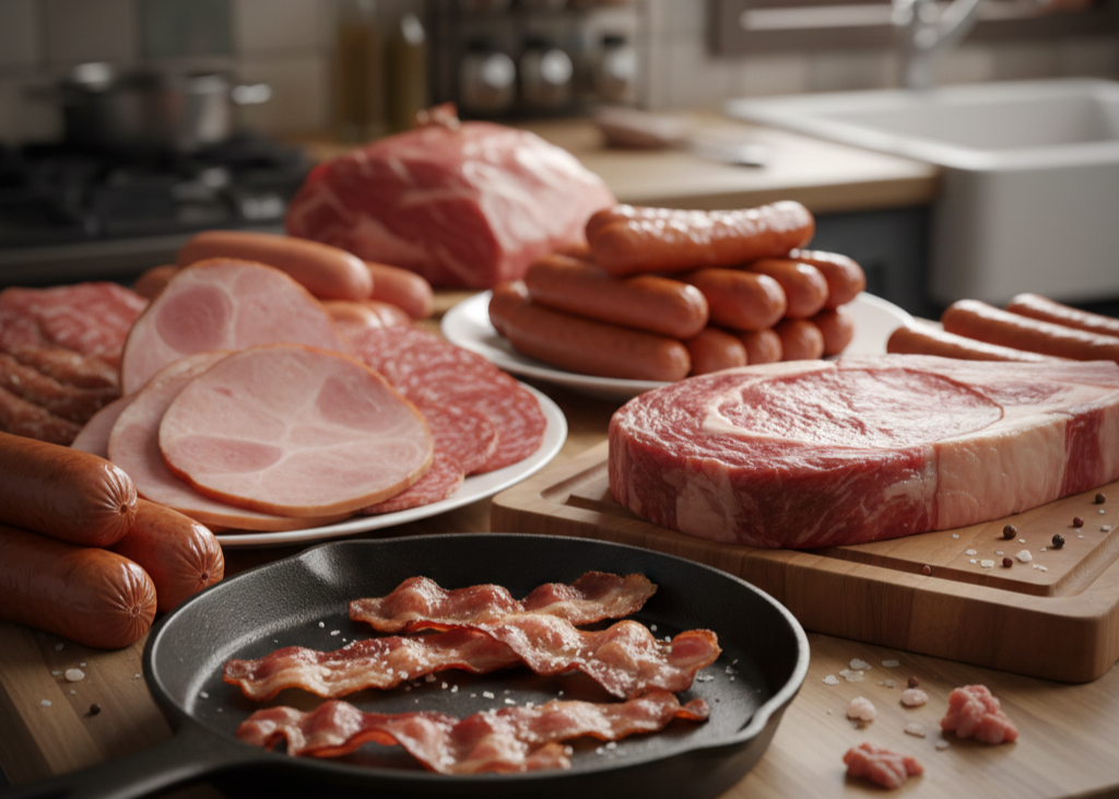 <p> Bacon, sausage, hot dogs, and fatty beef contain saturated fats and preservatives that can increase inflammatory markers such as C-reactive protein. Eating these foods regularly may contribute to more frequent joint pain and swelling.

Try This Instead: Lean proteins like chicken, turkey, fish, beans, lentils, and plant-based protein options are gentler on your joints. They provide essential nutrients while reducing the inflammation associated with red and processed meats. </p> :: Gemini