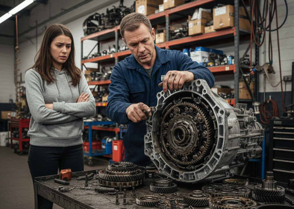 <p> Your car’s transmission is essentially its heart, moving power from the engine to the wheels with incredible precision. Transmission repairs are extremely complex, whether it is a manual gearbox or an automatic transmission. With dozens of gears, clutches, and hydraulic circuits working together, one small error can cause slipping gears or total transmission failure. Without the right tools and years of experience, tackling a transmission at home is more likely to create a bigger problem than it solves. </p> :: Gemini