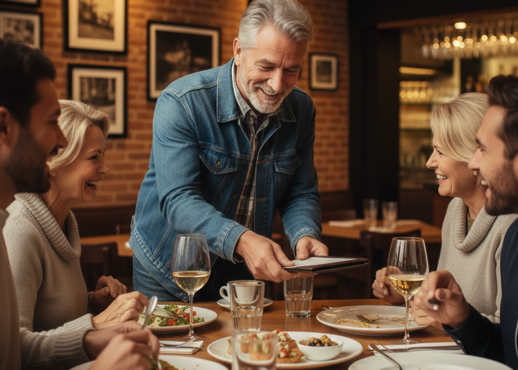 <p> Generosity is a defining trait among boomers. Whether it is treating the family or friends, picking up the check is a way of showing care and social confidence. This phrase signals not just financial capability but also a sense of hospitality and pride in taking care of others. Younger diners may find it old-fashioned, but for boomers, it is a natural and joyful way to contribute to the shared dining experience. </p> :: Gemini