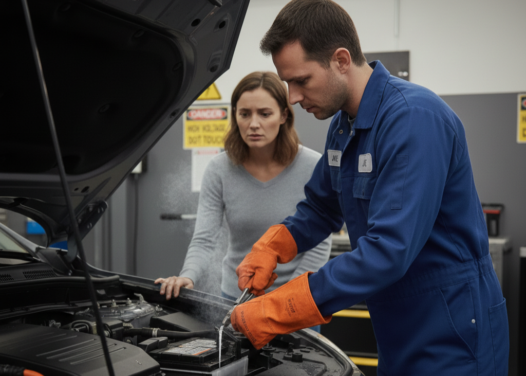 <p> The coolant system keeps your engine at a safe operating temperature, but it is more complicated than just filling a radiator. Incorrect installation of hoses, pumps, or thermostats, or failing to remove trapped air, can lead to rapid engine overheating. Overheating can warp cylinder heads, blow gaskets, and cause thousands of dollars in damage. This is another area where professional knowledge and precision tools make all the difference. </p> :: Gemini