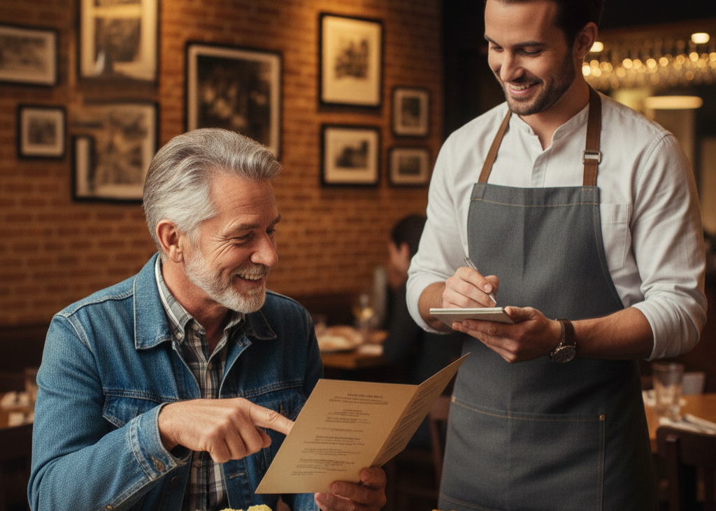 <p> Comfort food is a big part of boomer dining habits. Classic meals like meatloaf, pot roast, or apple pie are not just dishes on the menu; they are familiar flavors tied to cherished memories. Younger diners may see menus as a playground for culinary exploration, but for boomers, selecting a familiar dish brings a sense of reassurance. They know what they like and appreciate the consistency of a well-prepared classic. </p> :: Gemini