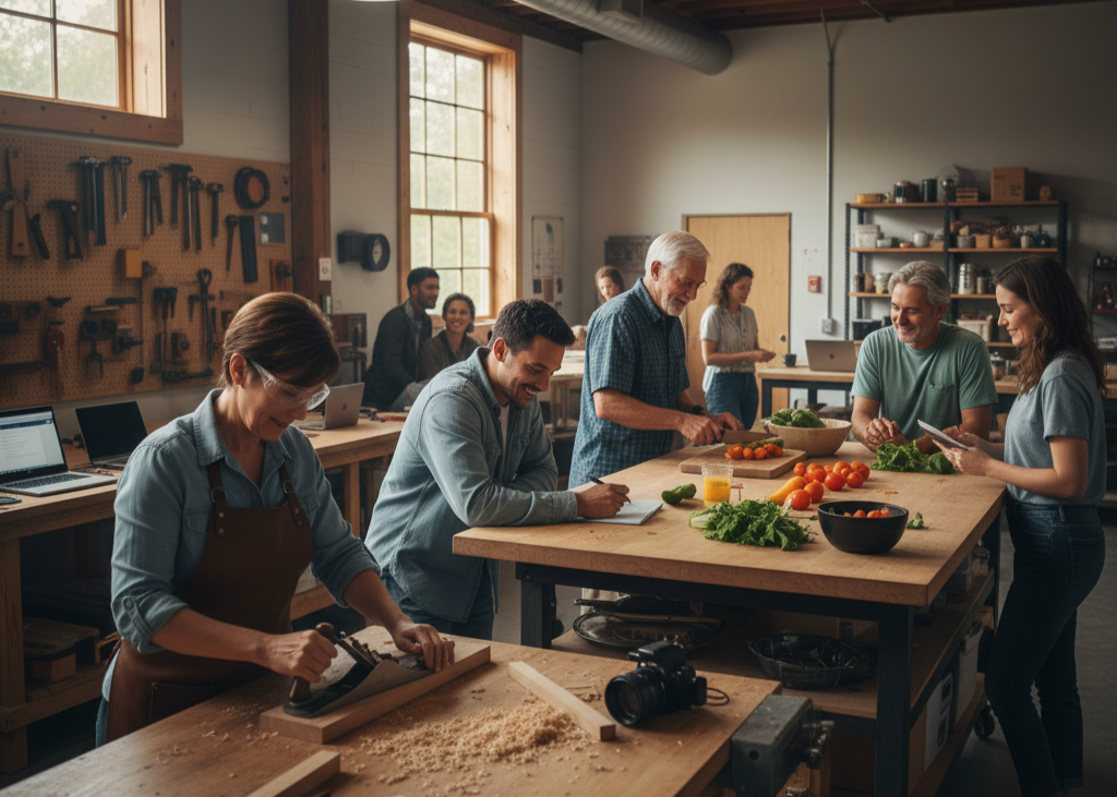 <p> Skill-sharing communities encourage members to exchange expertise instead of money. One member may offer gardening lessons in exchange for cooking tips, while another trades photography skills for woodworking advice. These networks strengthen self-sufficiency, foster collaboration, and create a sense of mutual investment in each other’s success. </p> :: Gemini