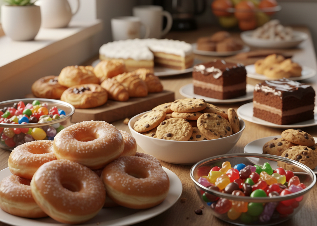 <p> Candy, pastries, and desserts may satisfy your sweet tooth, but they can trigger inflammation in your body. When you consume large amounts of refined sugar, your body releases inflammatory messengers called cytokines, which may worsen joint pain and stiffness. Over time, this can contribute to more frequent arthritis flare-ups.

Try This Instead: Swap sugary treats for naturally sweet fruits such as berries, apples, or peaches. You can even sprinkle a bit of cinnamon on them for added flavor. Not only do fruits satisfy cravings, but they also provide antioxidants that help combat inflammation. </p> :: Gemini