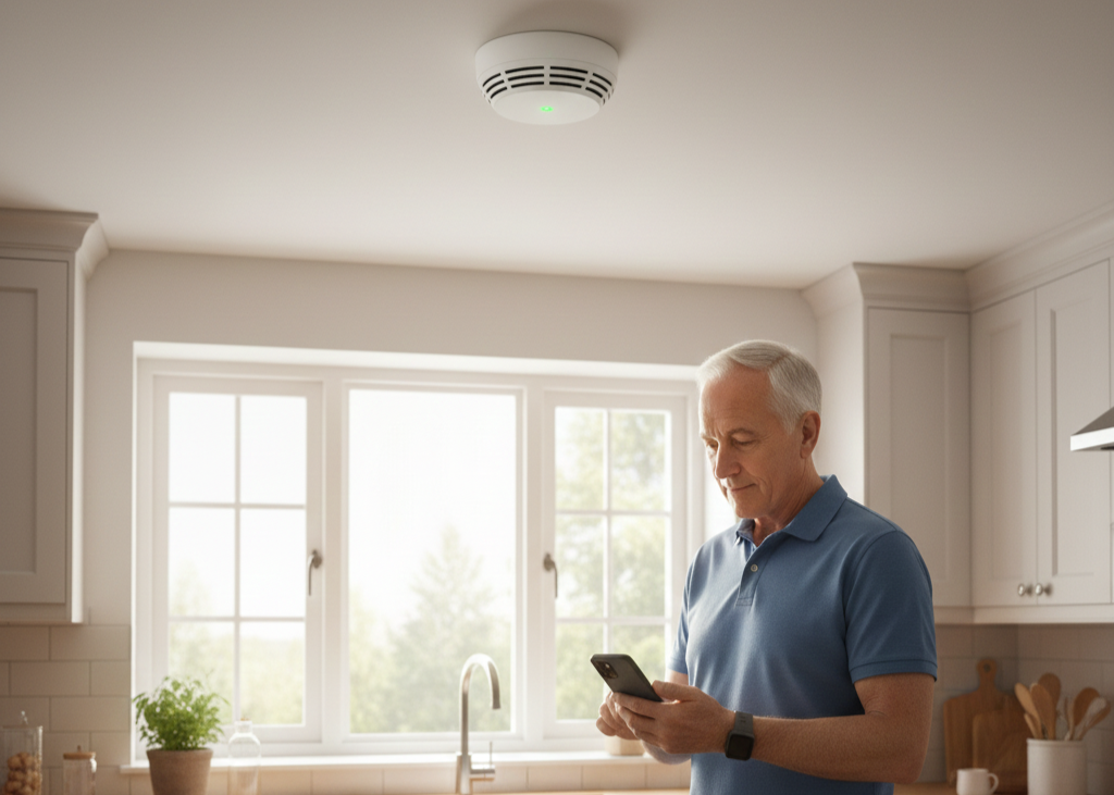 <p> Smart detectors go beyond traditional alarms. Smoke, carbon monoxide, and water leak detectors that connect to your phone or cloud system allow you to receive instant alerts anywhere. Early detection of smoke or a gas leak can prevent injuries, and water sensors help detect leaks before they cause costly damage. Some smart systems even integrate with other smart devices, turning on lights, unlocking doors, or notifying emergency contacts automatically. This proactive approach helps you manage risks before they become emergencies. </p> :: Gemini