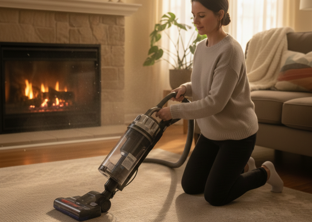 <p> Vacuuming is not just about clean floors. It is also about cleaner air. Dust, crumbs, pet hair, and allergens collect on carpets and rugs, especially in areas where people walk most often. When these particles get disturbed, they can easily become airborne.

Using a vacuum with a HEPA filter helps trap tiny particles instead of blowing them back into the room. Spending just five minutes vacuuming entryways, living room rugs, or hallways can noticeably reduce airborne dust. This is especially helpful during winter when windows stay closed and particles have fewer places to escape. Even short, targeted vacuum sessions can make your indoor air feel lighter and fresher. </p> :: Gemini