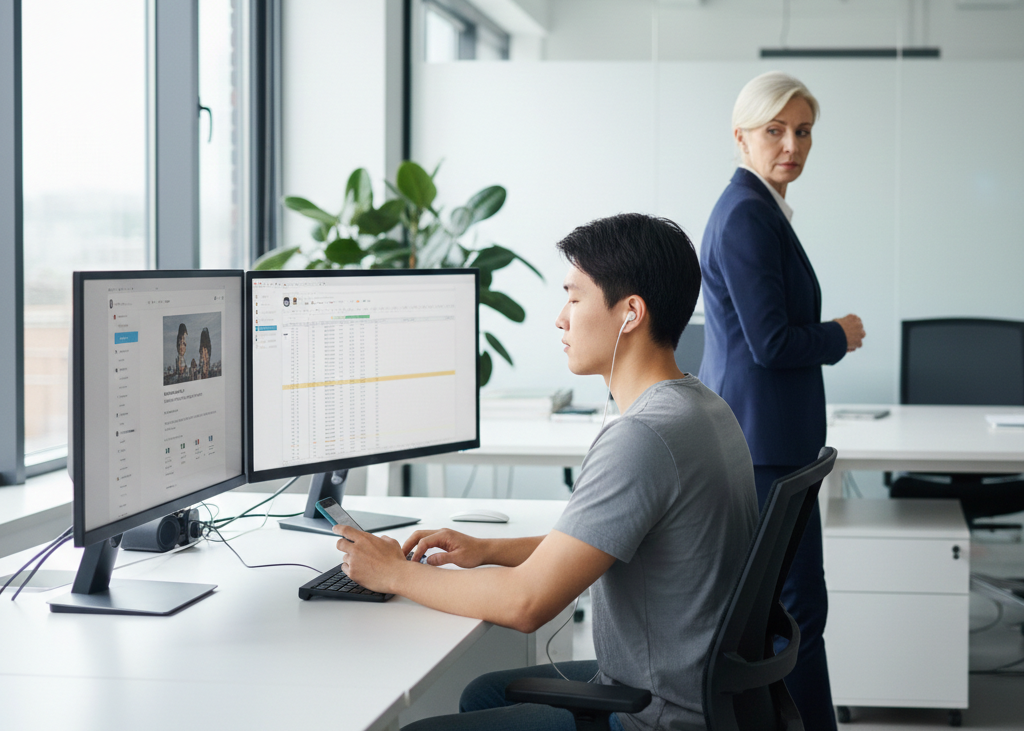 7. Constant Digital Distractions <p> Smartphones are a normal part of life, but many bosses say phone use during work hours has become excessive. Frequent checking of social media, messages, and notifications can significantly reduce focus and productivity.
To older managers, this behavior signals disengagement. Even if the work eventually gets done, the appearance of distraction can be enough to raise concerns about professionalism and performance. </p> :: Gemini