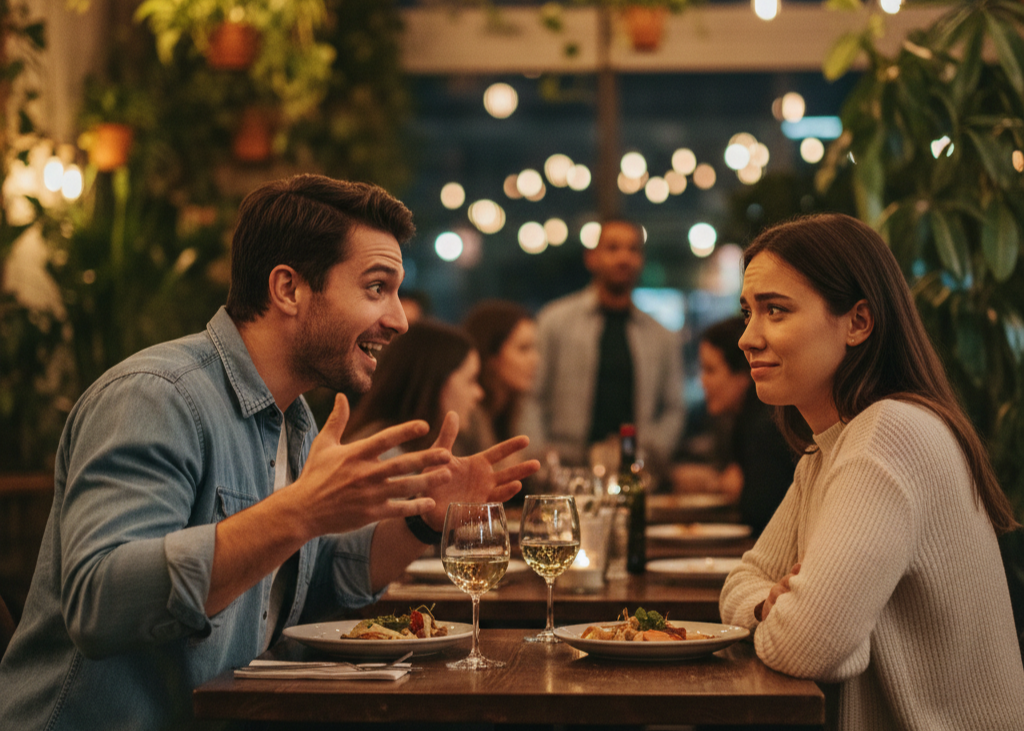 <p> It is tempting to agree with every hobby, favorite movie, or activity your date mentions, but pretending to love things you do not actually enjoy can create problems down the road. Whether it is hiking, yoga, or that TV series they adore, exaggerating your interest can lead to disappointment or awkwardness when future plans arise.

Instead, show genuine curiosity and openness. You can say something like, “I have never tried that, but I would love to hear more about why you enjoy it.” This approach keeps the conversation authentic and allows you to learn about your date without faking enthusiasm. </p> :: Gemini