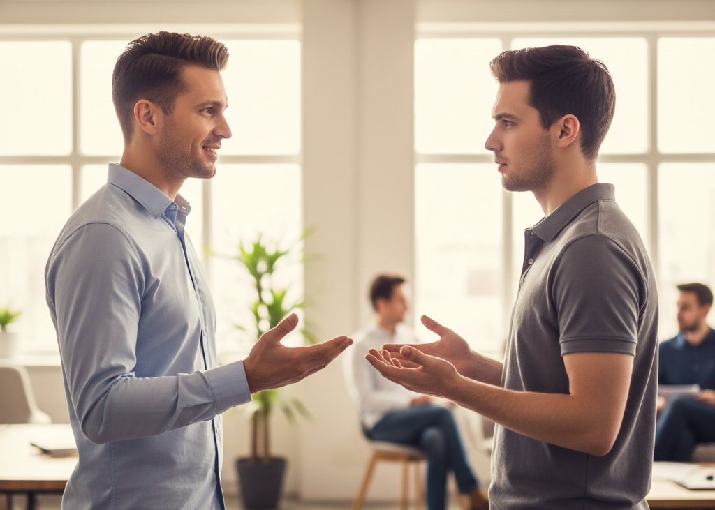 <p> Mirroring is a subtle social cue where someone unconsciously imitates your posture, gestures, or speech patterns. While it’s often a sign of rapport, it can also indicate intimidation. People who feel a bit unsure may mirror your actions to align themselves with your presence. For instance, they might adopt your sitting posture, use similar phrasing, or even mimic your speaking pace. Noticing these cues can give you insight into who may be intimidated and help you interact more empathetically. By adjusting your tone, body language, or approach, you can make them feel more relaxed and confident. </p> :: Gemini