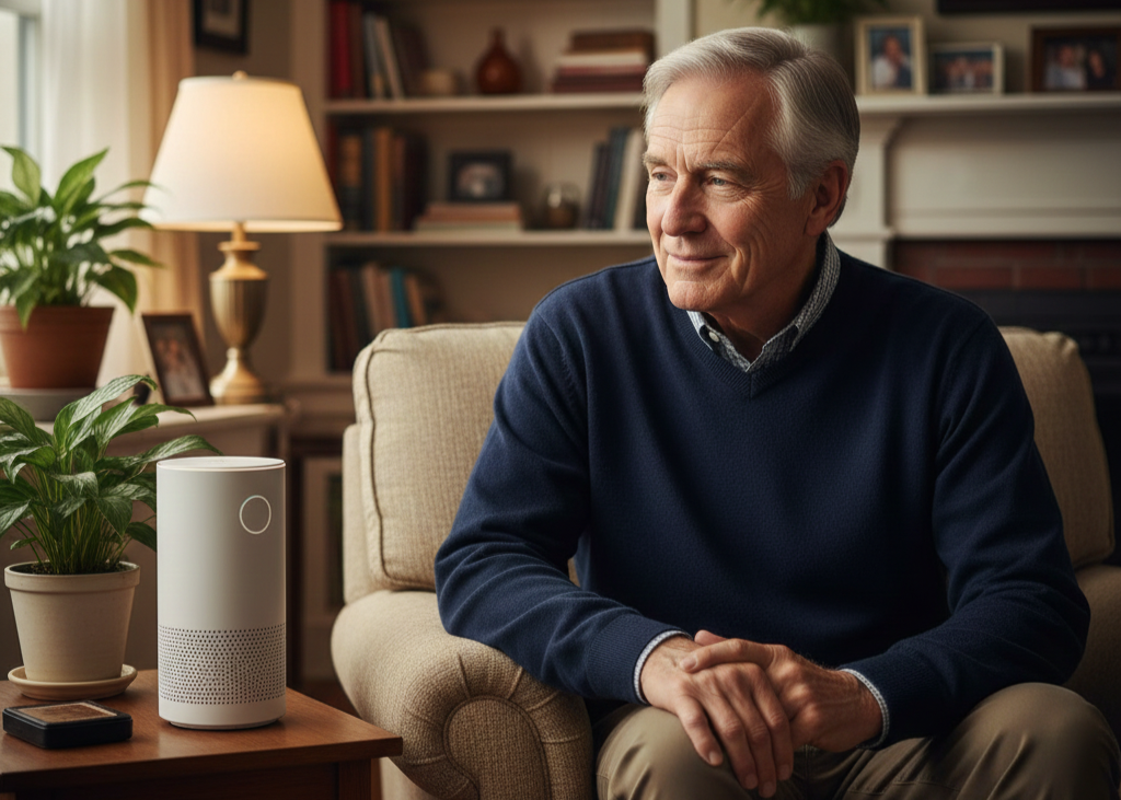 <p> AI can also provide companionship, which is especially valuable for those who live alone or have limited social interaction. Devices like ElliQ are designed for older adults and can engage users in friendly conversation, offer reminders for health and wellness, suggest cognitive exercises, and even facilitate video calls with family and caregivers.

Many Baby Boomers report that these devices are more than functional tools; they can feel like a supportive companion. For instance, ElliQ might prompt you to take a short walk, ask how your day is going, or remind you to drink water. The social element is subtle but significant. Knowing that you have a friendly voice to interact with throughout the day can reduce feelings of isolation and keep your routine structured. These devices blend practical support with emotional engagement, offering a gentle and reassuring presence at home. </p> :: Gemini