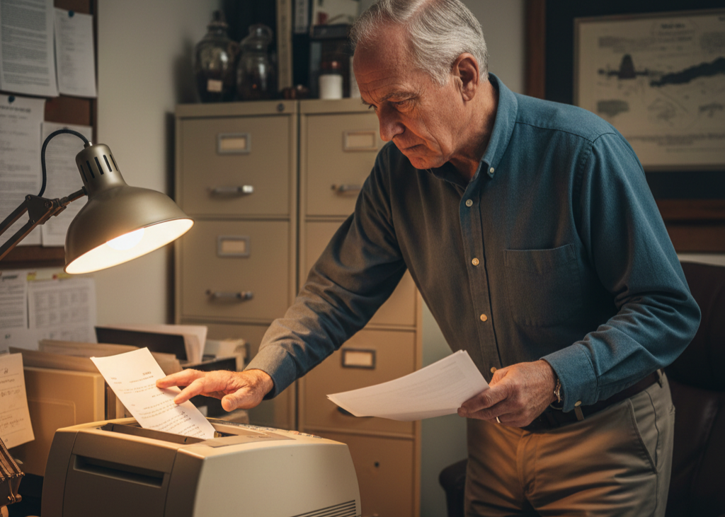 8. The Fax Machine Fiasco <p> Fax machines were an essential but often stressful tool for communication. Placing a document correctly, dialing a number, and listening to the mechanical handshake was a tense experience. A misalignment or jam could ruin important messages, causing panic and frustration. Boomers mastered patience, problem-solving, and precision to ensure successful transmissions. Despite the challenges, fax machines were revolutionary, offering near-instantaneous communication across distances that would have been unimaginable in previous decades. Today, the idea of a fax machine seems quaint, yet it was an important part of everyday life. </p> :: Gemini